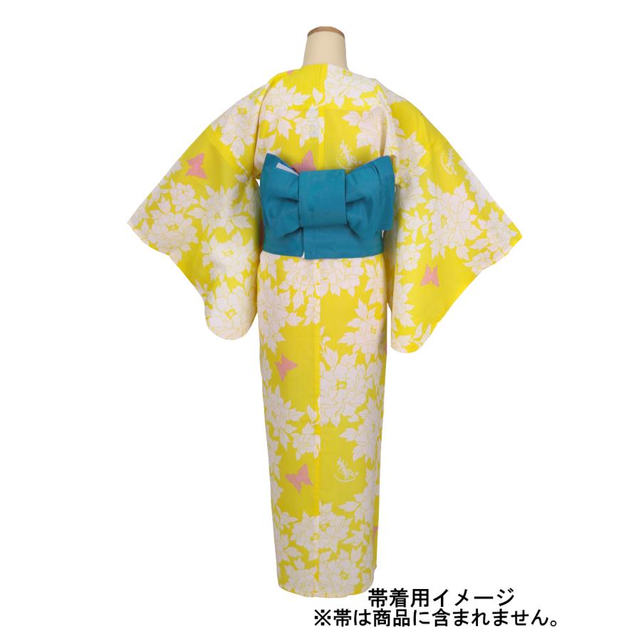 簡単に着れる 洗える 着くずれない 浴衣 SSサイズ 単品 レディース 衿