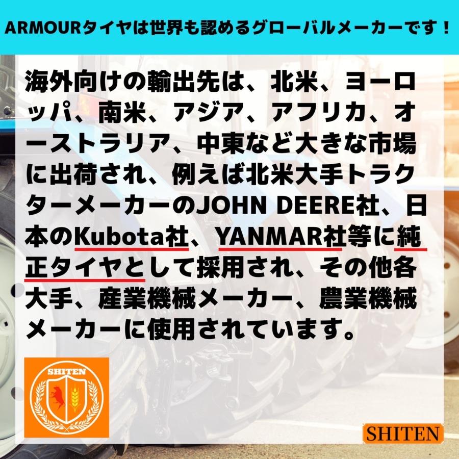 トラクタータイヤ|9.5-24 8PR|R-1(前輪・後輪用)|チューブタイプ