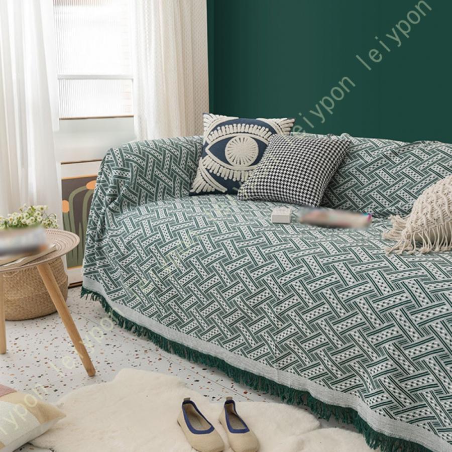 マルチカバー 北欧風 ソファカバー コットン ブランケット おしゃれ 3  