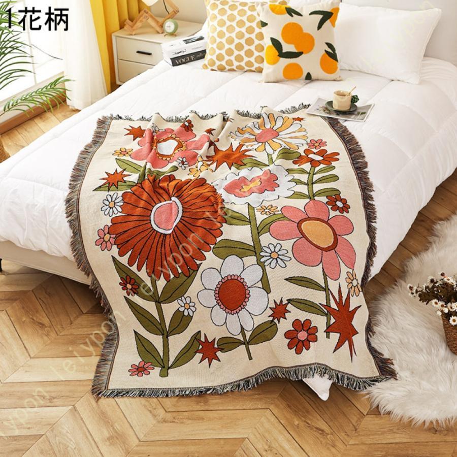 最終値下げ　FEILER 花柄　インテリアクロス　マルチカバー マルチカバー ソファー アンティーク 花柄 ブランケット 大判