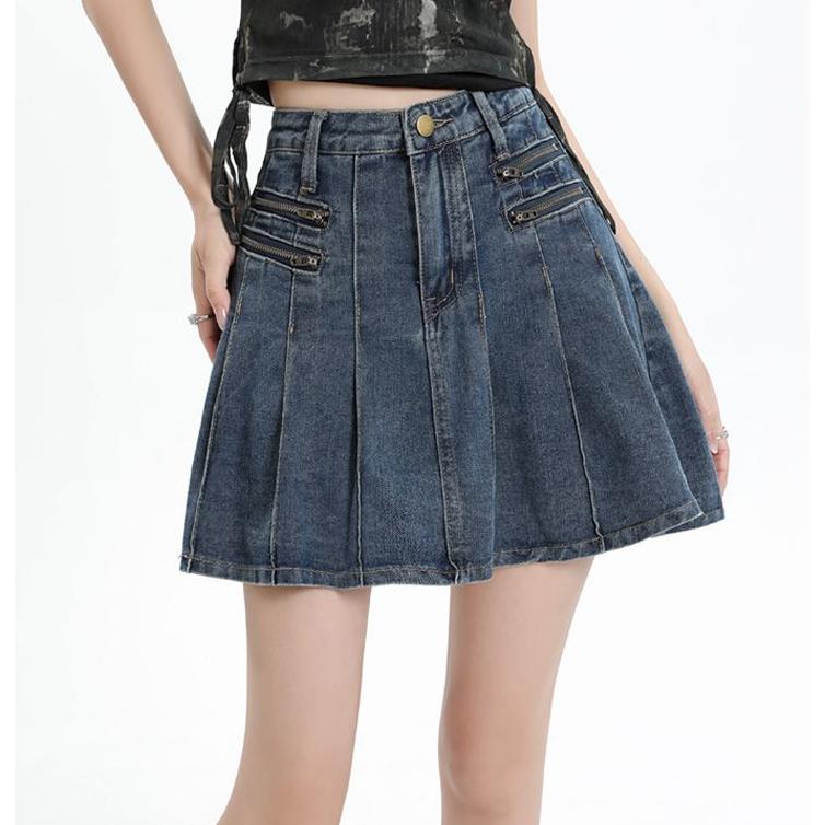 美品 フォクシーブティック ストレッチ 膝丈 ミディ丈 デニム 台形 スカート デニム台形ロングスカート | レディースファッション通販 - DHOLIC