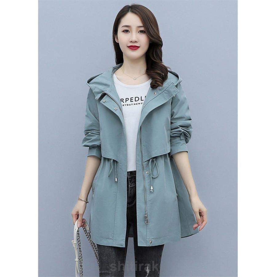 スプリングコート レディース トレンチコート 長袖 カーディガン 春 秋 ミドル丈 ロング シンプル 無地 おしゃれ 羽織り 通勤 | ブランド登録なし | 10