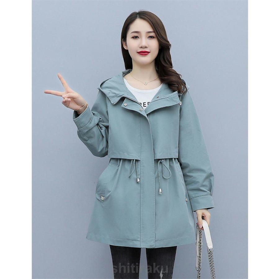 スプリングコート レディース トレンチコート 長袖 カーディガン 春 秋 ミドル丈 ロング シンプル 無地 おしゃれ 羽織り 通勤 | ブランド登録なし | 12