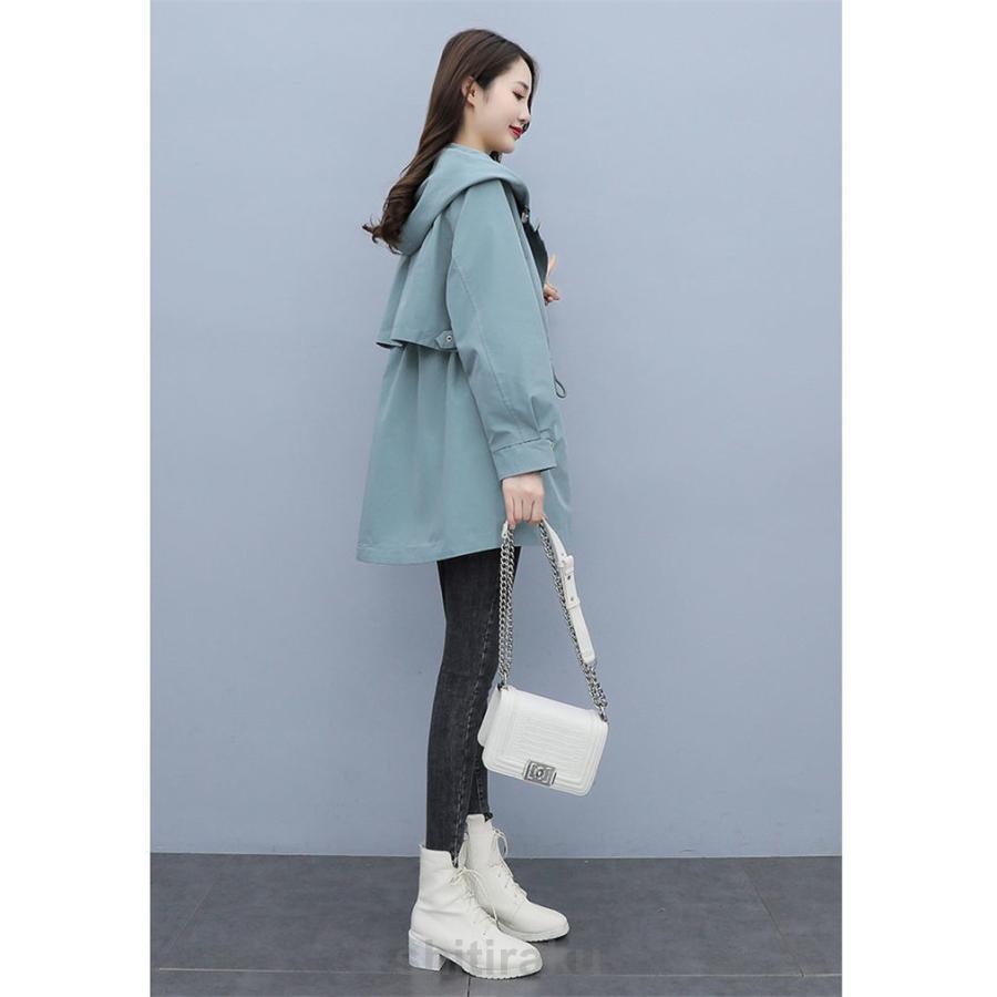 スプリングコート レディース トレンチコート 長袖 カーディガン 春 秋 ミドル丈 ロング シンプル 無地 おしゃれ 羽織り 通勤 | ブランド登録なし | 13