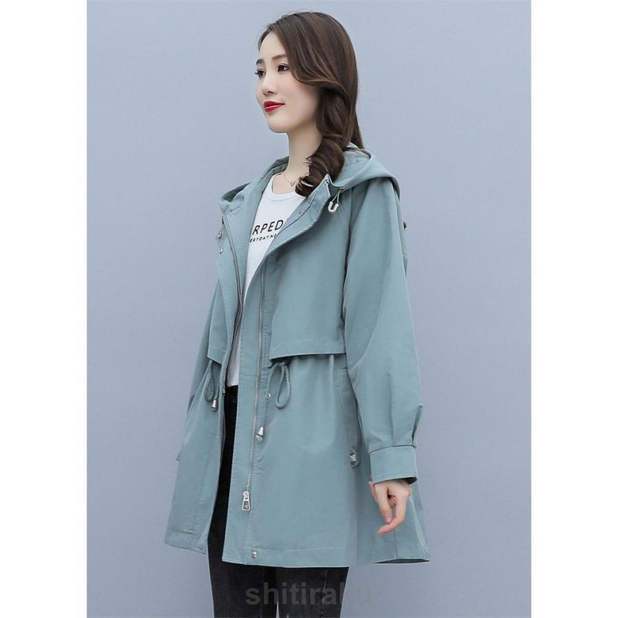 スプリングコート レディース トレンチコート 長袖 カーディガン 春 秋 ミドル丈 ロング シンプル 無地 おしゃれ 羽織り 通勤 | ブランド登録なし | 07