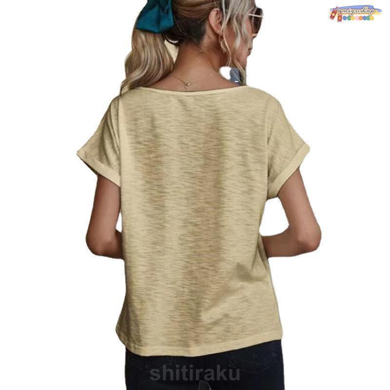 Tシャツ 半袖 綿麻混風 花柄 トップス ゆったり シャツブラウス 着痩せ 体型カバー カットソー プルオーバー春 夏 秋 | ブランド登録なし | 11