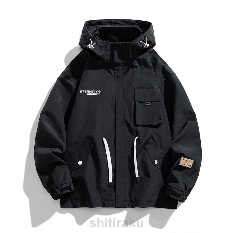 マウンテンパーカー メンズ ウィンドブレーカー フード付け バイク 登山 パーカー ジャケット レディース  防風 防水 大きいサイズ | ブランド登録なし | 01