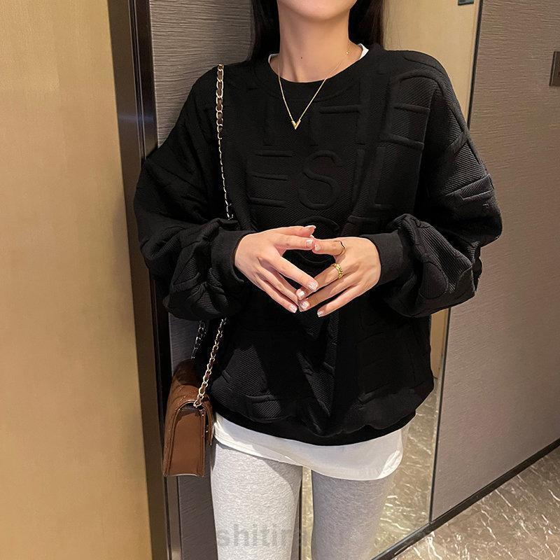 トレーナー レディース 長袖 スウェット トップス クルーネック カジュアル プルオーバー おしゃれ 英文字 韓国 ゆったり 着痩せ 通勤 通学 | ブランド登録なし | 10