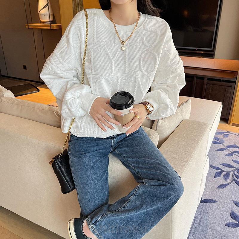 トレーナー レディース 長袖 スウェット トップス クルーネック カジュアル プルオーバー おしゃれ 英文字 韓国 ゆったり 着痩せ 通勤 通学 | ブランド登録なし | 06