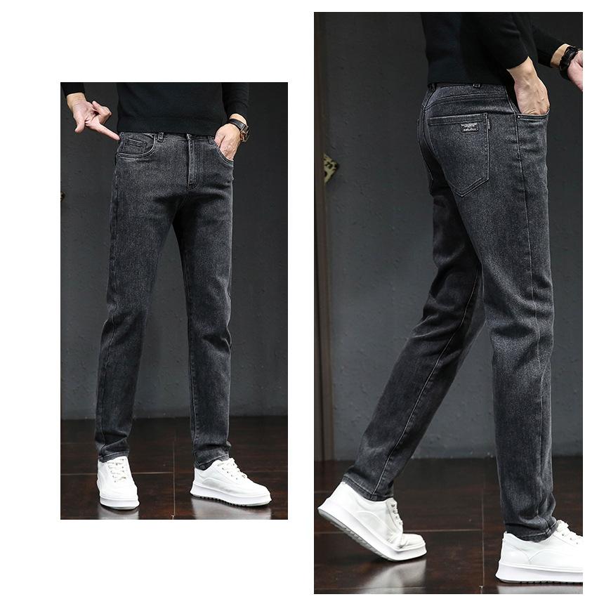 デニムパンツ暖パンツメンズ裏起毛暖チノパンスキニージーンズストレッチパンツ冬ズボン暖かい美脚秋冬伸縮性保温カジュアル | ブランド登録なし | 08