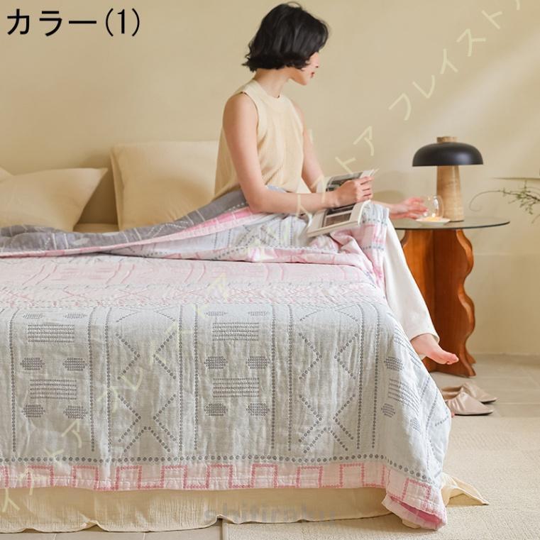 綿100% 3重 ガーゼケット シングル おしゃれ 寝具 夏 ふわふわ やわらか タオルケット 洗える 肌掛け布団 夏掛け布団 優しい 吸水性 ...