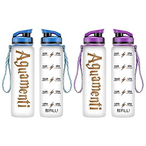 【国産】 LEADO 32oz Aguame  Pack 2 Marker Time with Bottle Water Motivational 1Liter 水筒