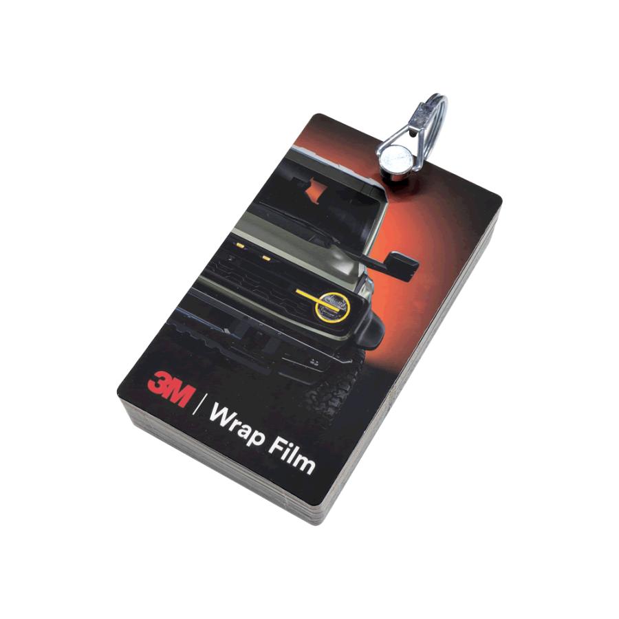 3M ラップフィルム2080カラーサンプル帳 見本帳 非ダイノック カード