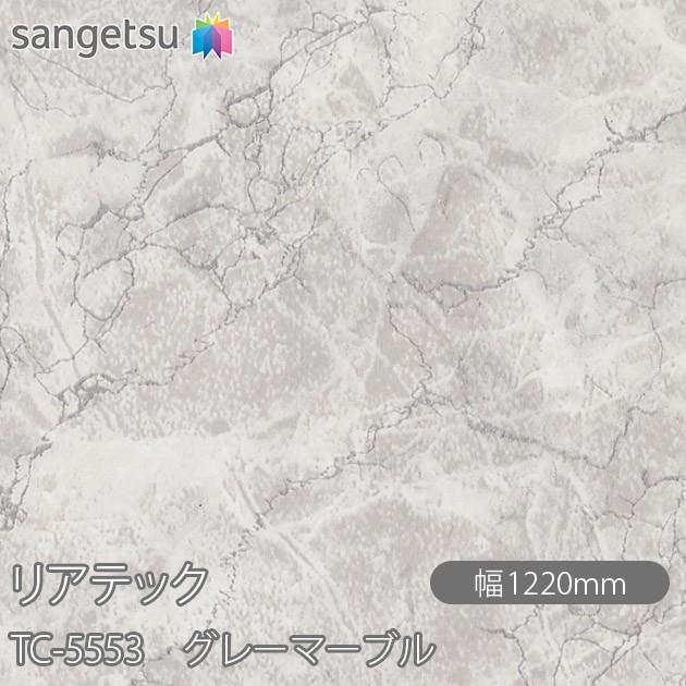 サンゲツ（SANGETSU） REATEC リアテック TC-5553 グレーマーブル