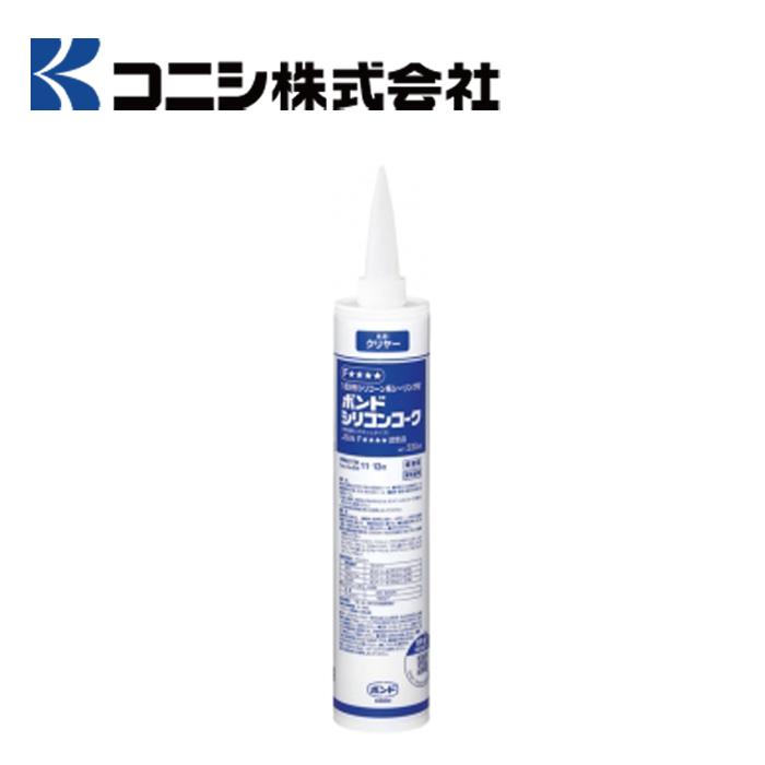みんと様　確認用 55378 ボンド シリコンコーク コニシ クリア色 1本(330mL) 【通販
