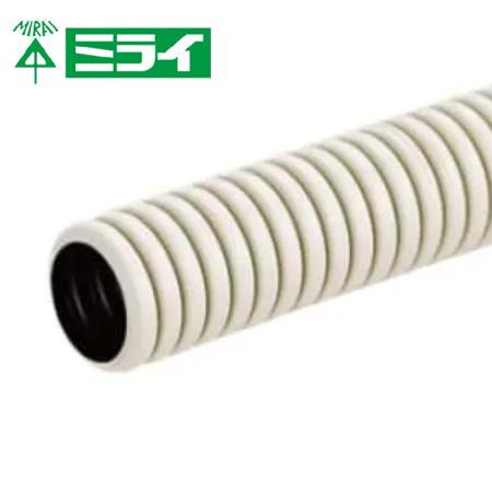 未来工業 MFD-28 PFD管ミラフレキSD 30m巻 ベージュ【取寄商品