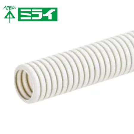 【中古】 未来工業 ミラフレキSS ミルキーホワイト 16mm×50m 1巻価格 MFS-16M 未来工業 MFS-16M PF管ミラフレキSS 50m巻 ミルキーホワイト【取寄商品