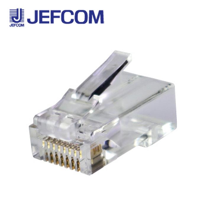 ジェフコム TP-MJHA-808TC カテゴリー6モジュラープラグ（貫通タイプ