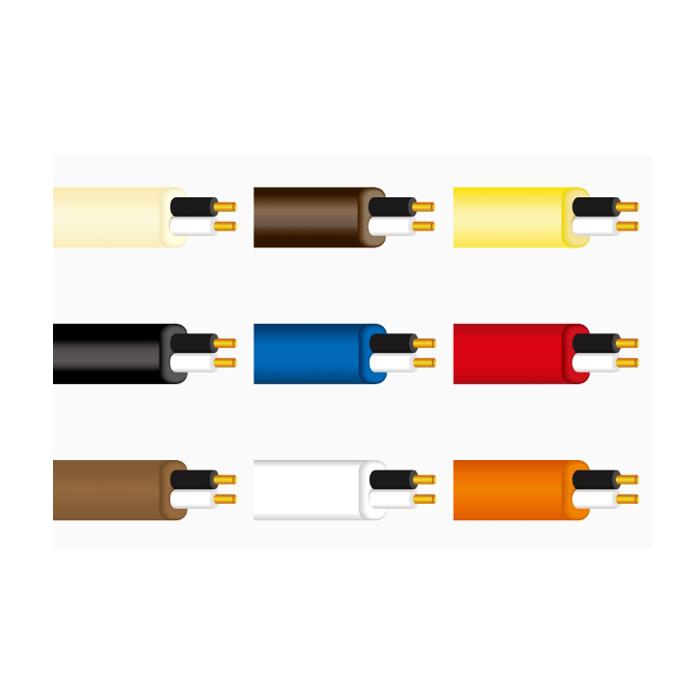 カワイ電線 VAケーブル VFF 1.6mm×2C 黒 600V 100m巻 : 資材まー カワイ電線 VAケーブル VFF 1.6mm×2C 黒 600V 100m巻 : 資材まー