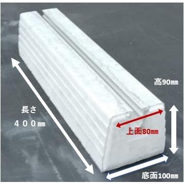 個人宅OK スライドブロック中400 2個セット 高90mm×長400mm お届け