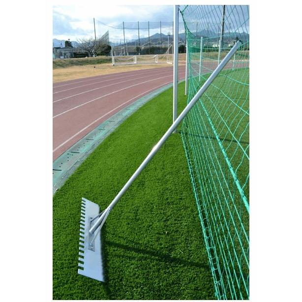 法人様限定 グラウンドレーキＳＵＳ両面仕様Ｗ９００　柄ＳＵＳ、刃：鉄製 お届けエリア本州限定