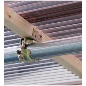 法人様限定 単管パイプ用垂木止めクランプ固定 Φ48．6用 お届け