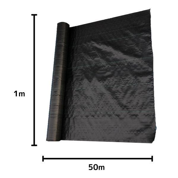 防草シート 1本 約1m×50m巻 約0.4mm厚 / 雑草対策シート 雑草繁茂防止 ブラック 花 ガーデン 庭 畑 自宅 DIY 耐久性 透水性|shizaiya-honpo|04