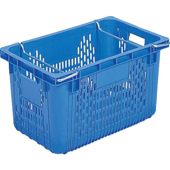 サンテナーA#50M 水抜き孔有 材質：PP ハンドル付(メッキ)  104605-01 サンコー(三甲) 他の三甲製品を沖縄・離島以外送料無料で同梱可