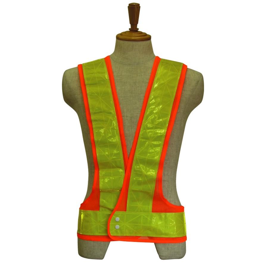 セーフティベスト 蛍光オレンジメッシュ/黄反射 SV-400 :1590524:資材屋どっとこむ - 通販 - Yahoo!ショッピング