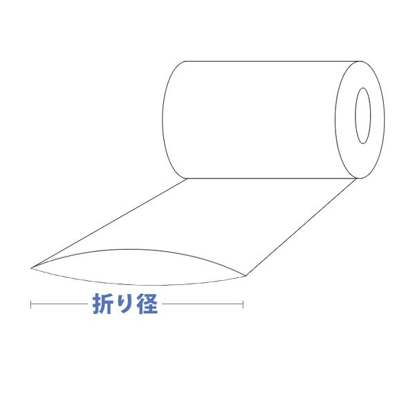 ポリチューブ ロール 厚み0.1mm×折径200mm×100m 1本 / 直径120mm用 120Φ用 ダクト ホース リサイクル原料使用｜shizaiyasan｜03