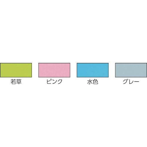 緑十字　ガードテープ（ラインテープ）　グレー　５０ｍｍ幅×１００ｍ　屋内用　《発注単位：1巻》［OB］