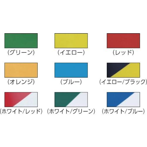 緑十字　ガードテープ（ラインテープ）　白　《発注単位：1巻》［OB］　２５ｍｍ幅×１００ｍ　屋内用