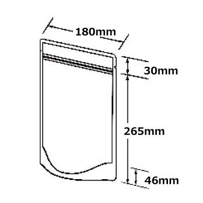 明和産商 バリアー性クラフト・アルミ チャック付スタンド袋CALP