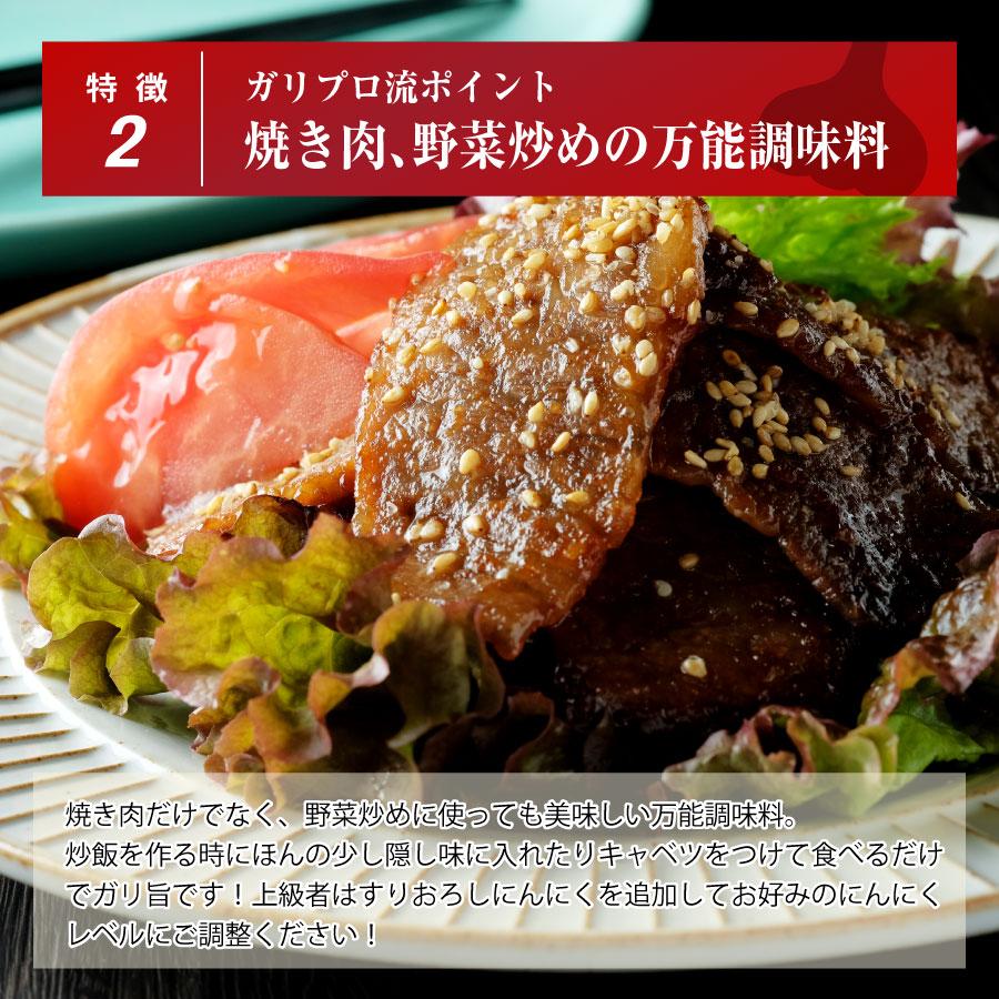 焼肉タレ醤油 240g 自然共生 ガリプロ たれ 調味料 料理の素 食品 ポイント消化｜shizen-kyosei｜03