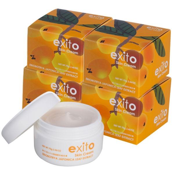 エクシートスキンクリーム70g×4個 ビワの葉 ビワエキス 抗炎症 かゆみ 粘膜 ビワの葉エキス配合 エクシートスキンクリーム（70g） 4個セット