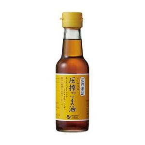 オーサワの圧搾ごま油・卓上（140g）ビン オーサワジャパン｜shizenkan