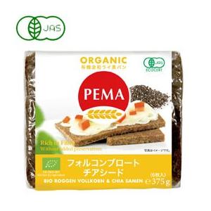 PEMA（ペーマ） 有機全粒ライ麦パン（フォルコンブロート＆チアシード）（375g（6枚入）） ミトク 取扱終了｜shizenkan