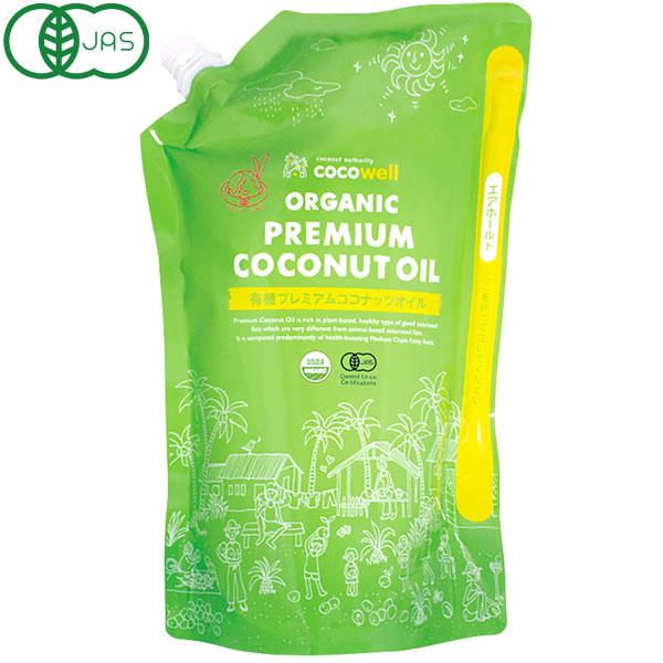香りのない有機ココナッツオイル（1840g）パウチパック ココウェル の商品画像