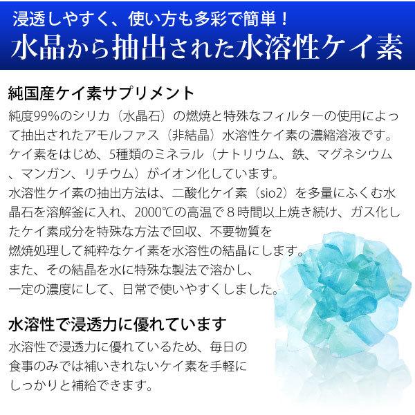 水溶性珪素 水晶のちから（50ml）（umo濃縮溶液） まるも 1回の注文