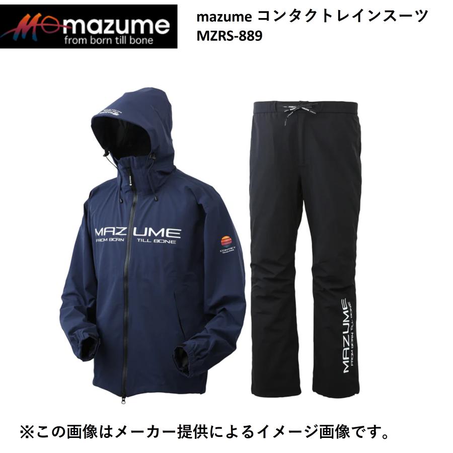 mazume MAZUME(マズメ) コンタクトレインスーツ ネイビー (上下セット