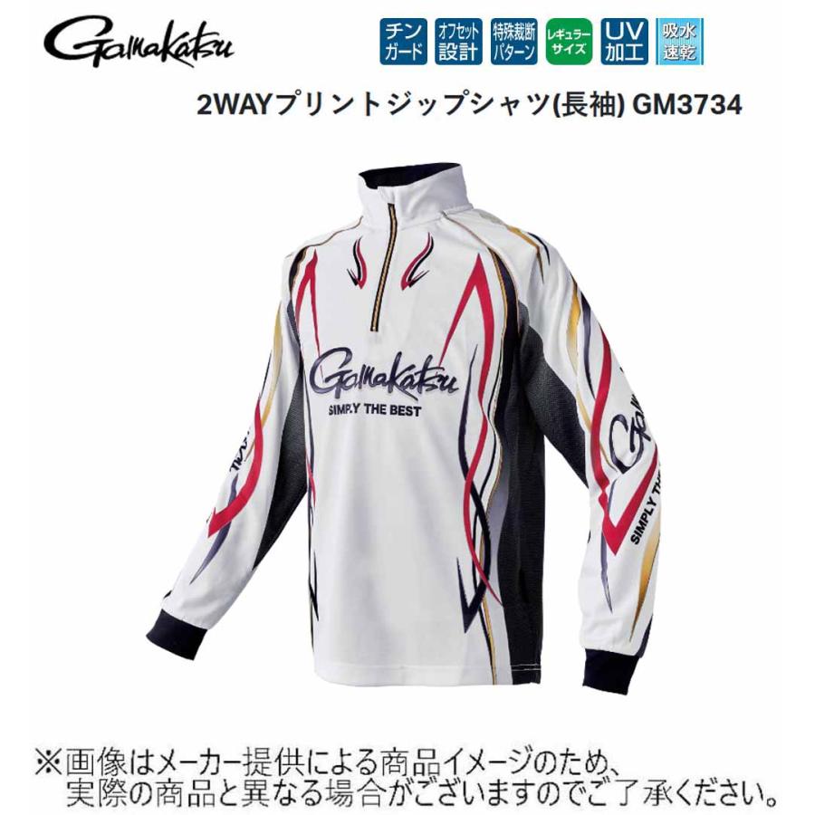 Gamakatsu（がまかつ） gamakatu(がまかつ) 2WAY プリントジップシャツ
