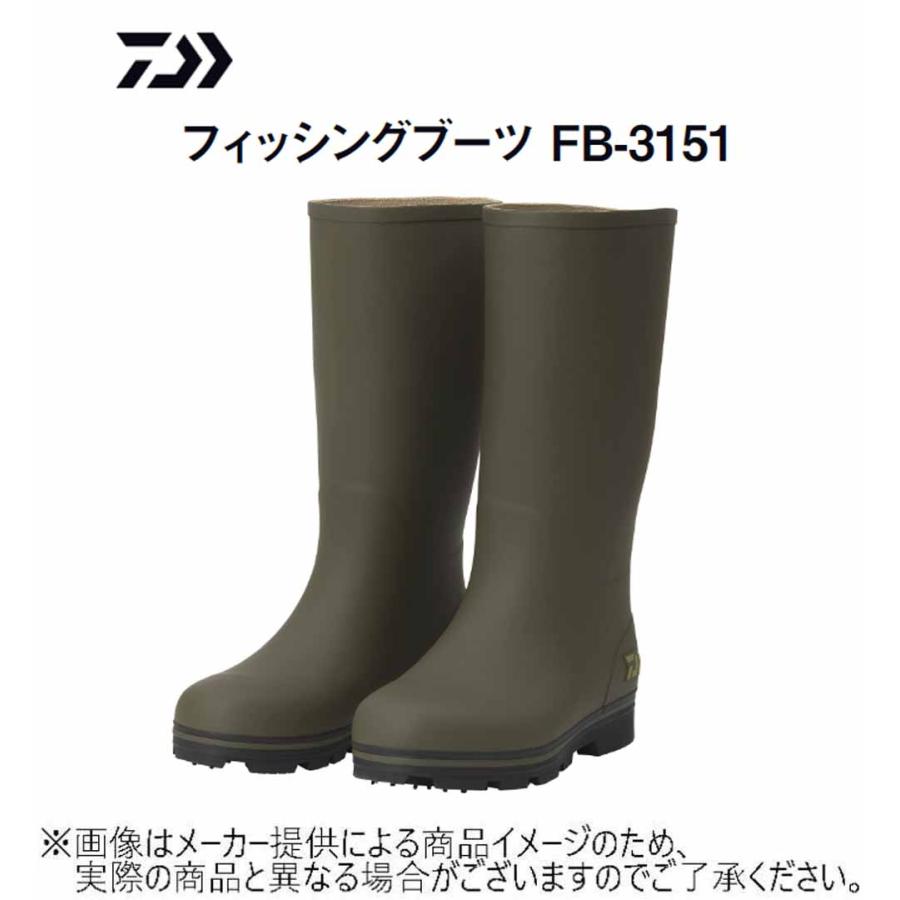 ダイワ  フィッシングブーツ FB-3151  M  カーキ DAIWA（ダイワ） フィッシングブーツ カーキ (スパイクソール