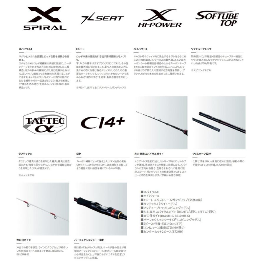 SHIMANO - 【M244】シマノ20 エンゲツ SS B610L-S/RIGHT シマノ 20 炎月 SS B610L-S/RIGHT 炎月 タイラバロッド - 最安値