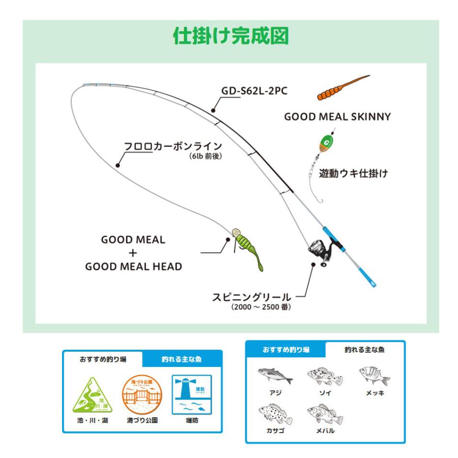 JACKALL JACKALL(ジャッカル) GOOD ROD(グッドロッド) GD-S62L
