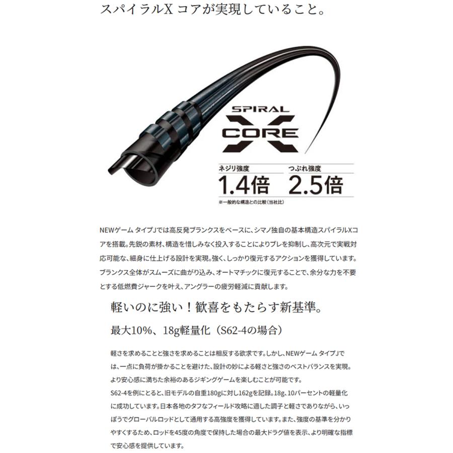 シマノ シマノ '20 GAME TYPE J(ゲームタイプJ) S60-3 (ジギング シマノ シマノ '20 GAME TYPE J(ゲームタイプJ) S60-3 (ジギング