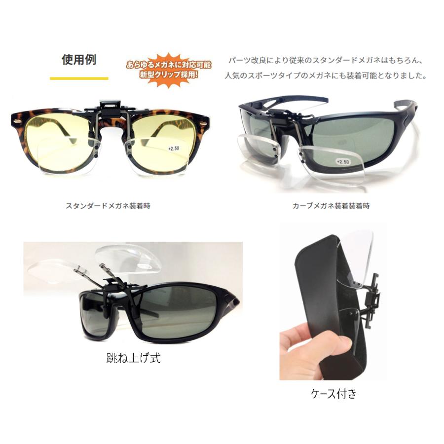 冒険王 おたすけグラス クリップオン老眼鏡 (アウトドア屋外作業に最適