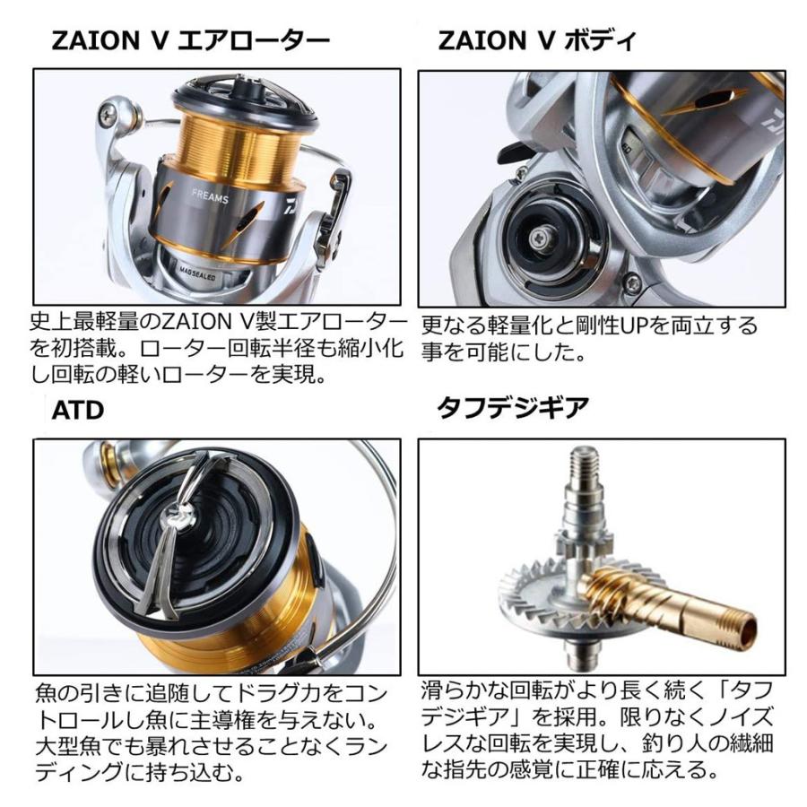 ダイワ　'21 FREAMS(フリームス)　FC LT 2000S　(スピニングリール)(アジング・メバリング・エリアトラウト) (041440)-｜shizenmankituya｜05