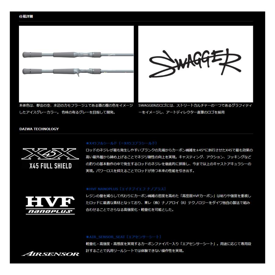 DAIWA(釣り) ダイワ '22 SWAGGER(スワッガー) C610M (バス DAIWA(釣り) ダイワ '22 SWAGGER(スワッガー) C610M (バス