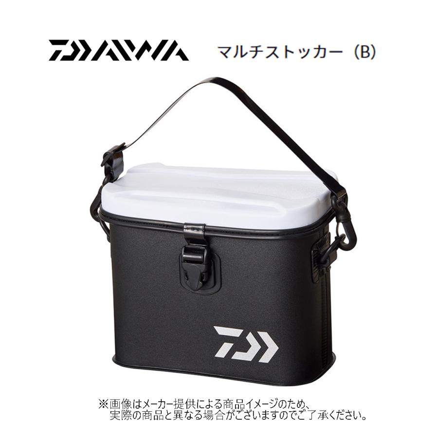 DAIWA（ダイワ） '23 マルチストッカー（B） (釣り用品・ルアー収納・丸洗いOK)(船タチウオテンヤ・エギ・ジグ) ブラック/シルバー ...