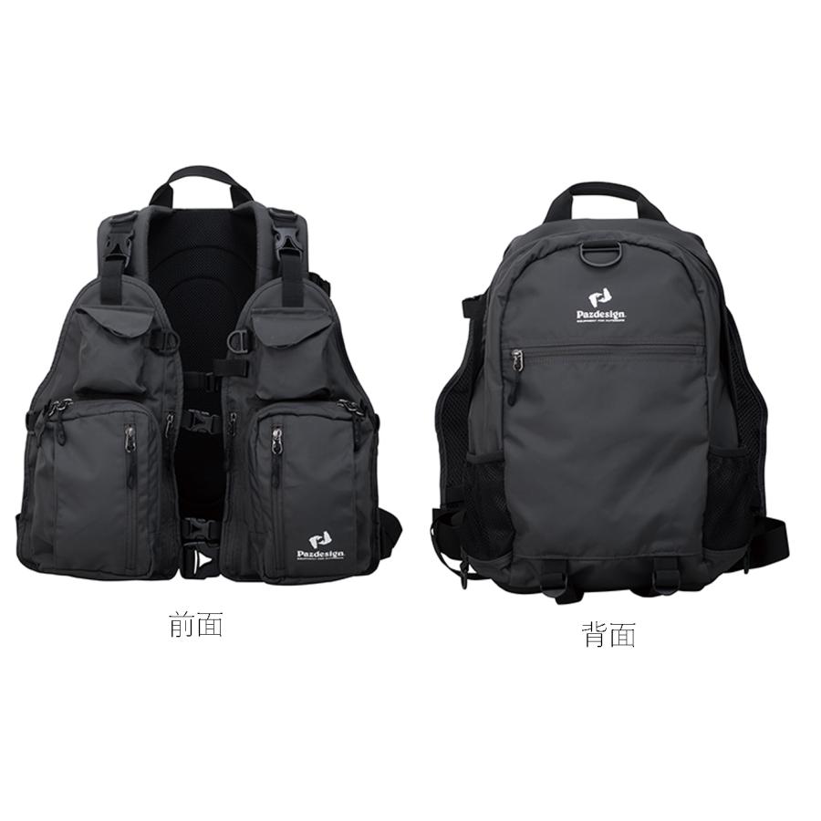 Pazdesign Pazdesign(パズデザイン) 2WAY FLOAT PACK VEST(2WAY Pazdesign Pazdesign(パズデザイン) 2WAY FLOAT PACK VEST(2WAY
